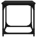 vidaXL fekete színű szerelt fa kisasztal 40 x 40 x 40 cm