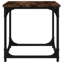 vidaXL füstös tölgy színű szerelt fa kisasztal 40 x 40 x 40 cm