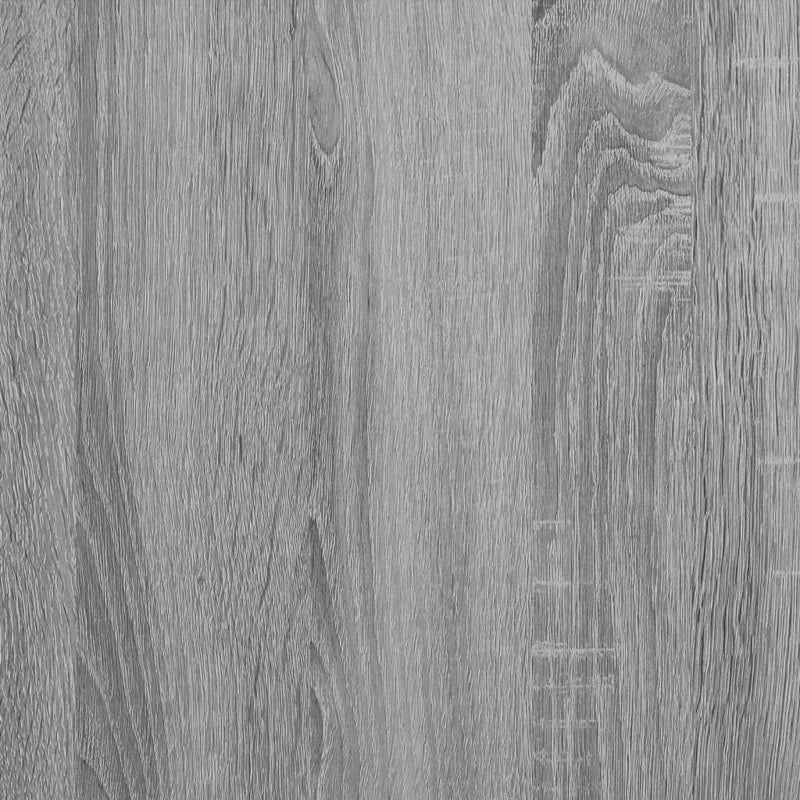vidaXL szürke sonoma szerelt fa és vas dohányzóasztal 102 x 50 x 40 cm