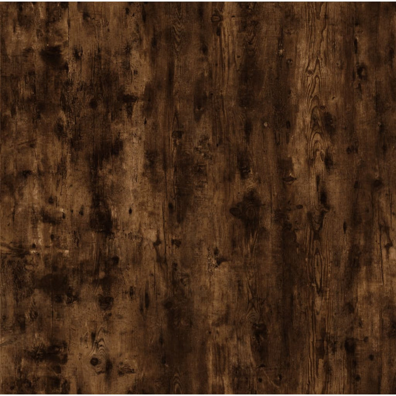 vidaXL füstös tölgy szerelt fa és vas dohányzóasztal 100 x 50 x 45 cm