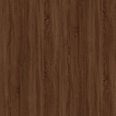 vidaXL barna tölgyszínű szerelt fa és vas dohányzóasztal 80x50x45 cm