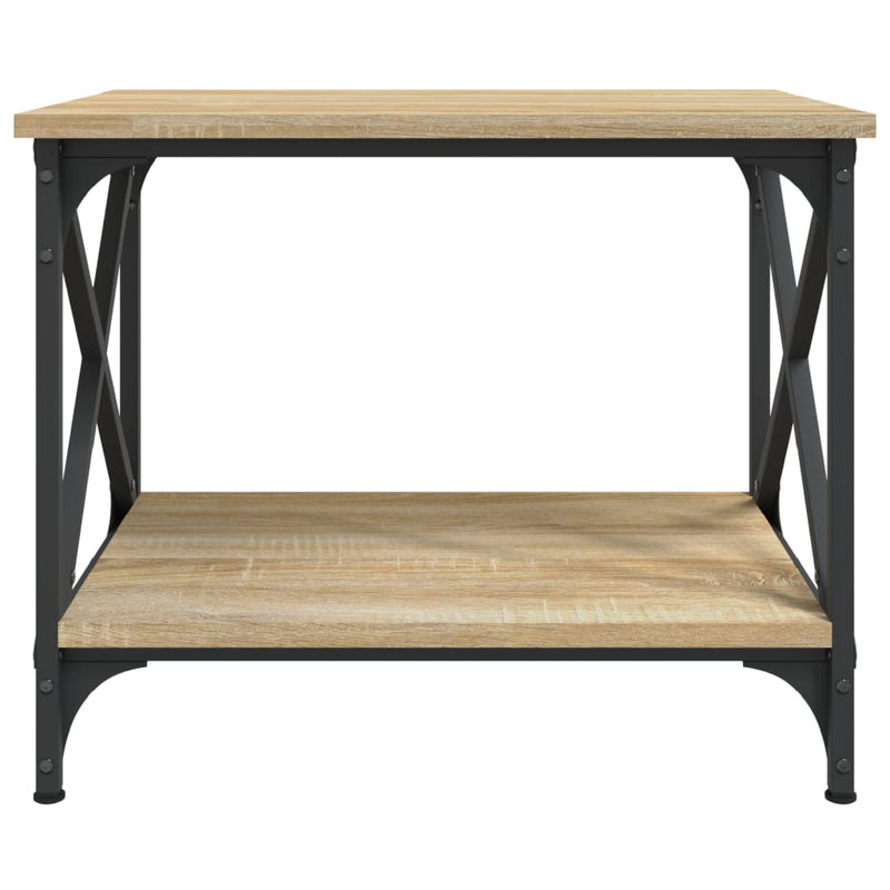 vidaXL sonoma tölgy színű szerelt fa kisasztal 55 x 38 x 45 cm