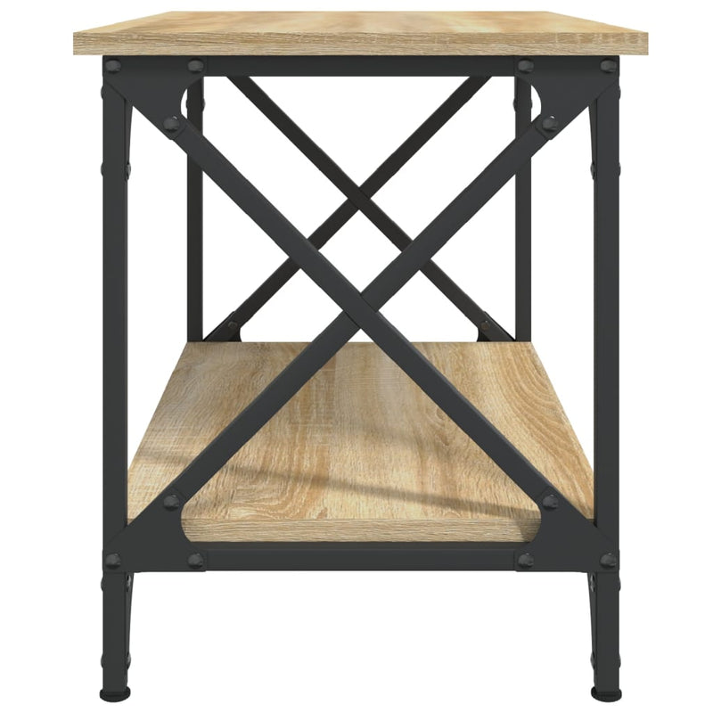 vidaXL sonoma tölgy színű szerelt fa kisasztal 55 x 38 x 45 cm