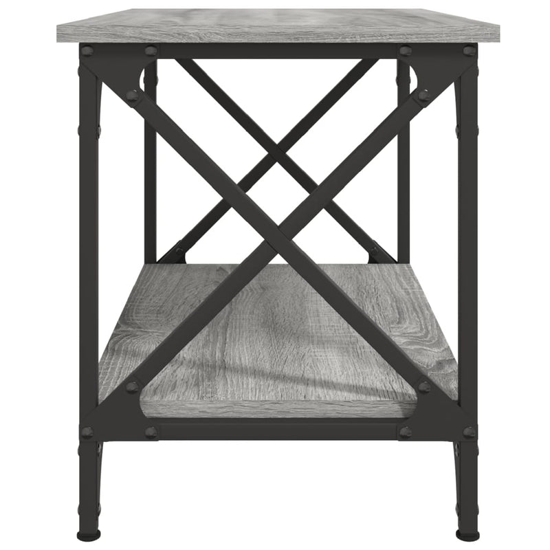 vidaXL szürke sonoma színű szerelt fa kisasztal 55x38x45 cm