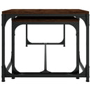 vidaXL 2 db barna tölgyszínű szerelt fa dohányzóasztal