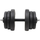 vidaXL egykezes súlyzók tárcsákkal 40 kg