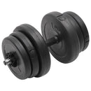 vidaXL egykezes súlyzók tárcsákkal 40 kg