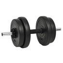 vidaXL egykezes súlyzók tárcsákkal 40 kg