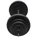 vidaXL súlyzórúd súlytárcsákkal 60 kg