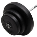 vidaXL hajlított súlyzórúd súlytárcsákkal 60 kg