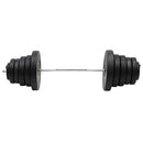 vidaXL súlyzórúd súlytárcsákkal 90 kg
