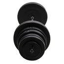 vidaXL súlyzórúd súlytárcsákkal 90 kg