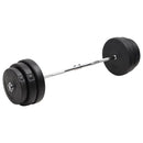 vidaXL hajlított súlyzórúd súlytárcsákkal 90 kg
