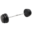 vidaXL hajlított súlyzórúd súlytárcsákkal 90 kg