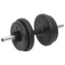 vidaXL egykezes és kétkezes súlyzók súlytárcsákkal 60 kg