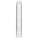 vidaXL 2 db íves horganyzott vas gabion kosár 200x30x180/200 cm