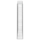 vidaXL 3 db íves horganyzott vas gabion kosár 200x30x180/200 cm