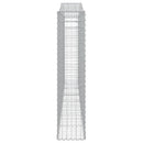 vidaXL 2 db íves horganyzott vas gabion kosár 400x30x140/160 cm