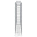 vidaXL 8 db íves horganyzott vas gabion kosár 400x30x140/160 cm