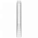 vidaXL 6 db íves horganyzott vas gabion kosár 400x30x220/240 cm