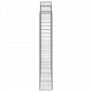 vidaXL 6 db íves horganyzott vas gabion kosár 200x30x180/200 cm