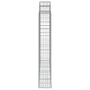 vidaXL 3 db íves horganyzott vas gabion kosár 200x50x180/200 cm