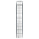 vidaXL 3 db íves horganyzott vas gabion kosár 300x50x220/240 cm