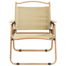 vidaXL 2 db bézs oxford szövet camping szék 54 x 43 x 59 cm