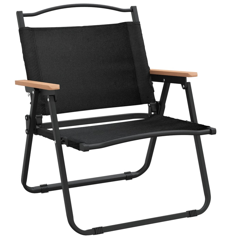 vidaXL 2 db fekete oxford szövet camping szék 54 x 43 x 59 cm
