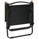 vidaXL 2 db fekete oxford szövet camping szék 54 x 43 x 59 cm