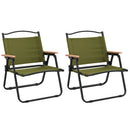 vidaXL 2 db zöld oxford szövet camping szék 54 x 43 x 59 cm