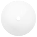 vidaXL fehér kerek kerámia mosdókagyló 36x15 cm