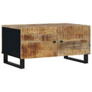 vidaXL tömör mangófa és szerelt fa dohányzóasztal 80 x 50 x 40 cm