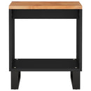 vidaXL tömör akácfa és szerelt fa dohányzóasztal 40 x 31 x 46 cm