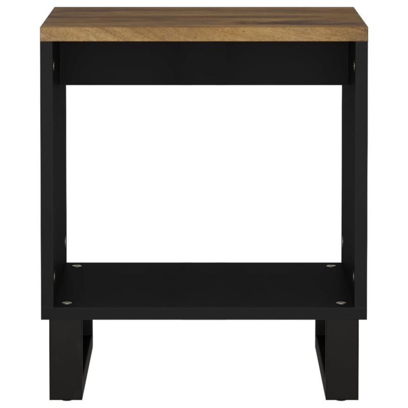 vidaXL tömör mangófa és szerelt fa dohányzóasztal 40 x 31 x 46 cm