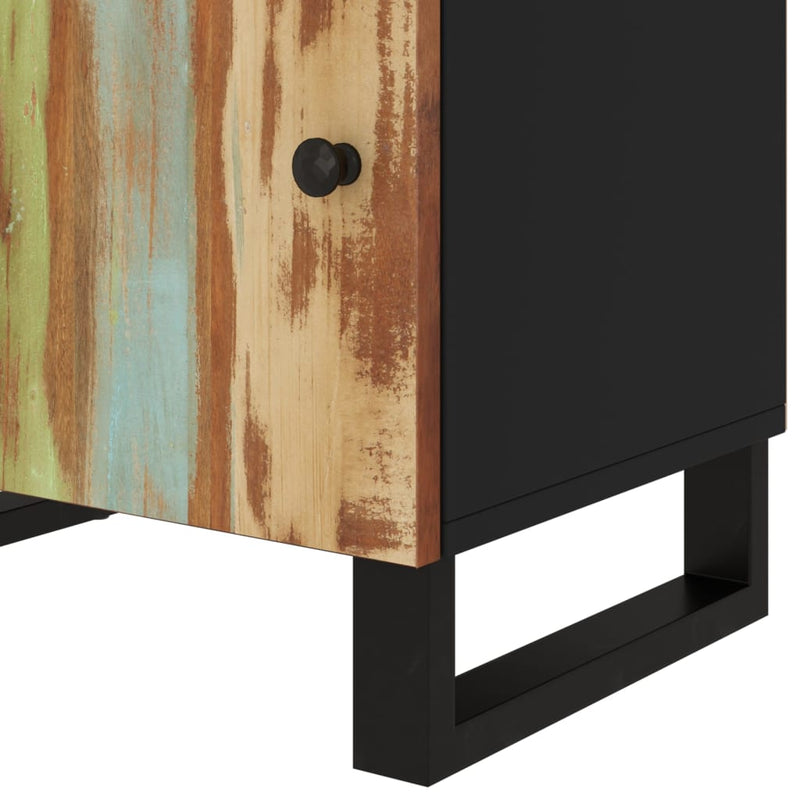 vidaXL tömör újrahasznosított és szerelt fa éjjeliszekrény 50x33x60 cm