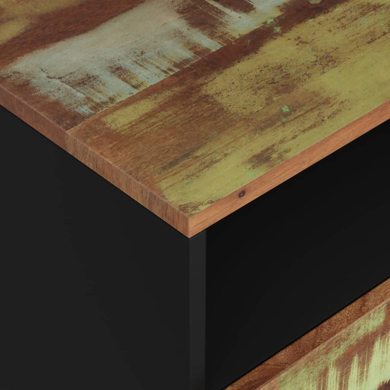 vidaXL tömör újrahasznosított és szerelt fa éjjeliszekrény 50x33x62 cm