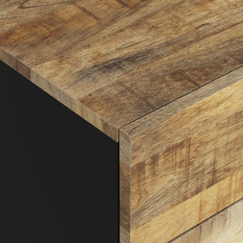 vidaXL tömör mangófa és szerelt fa éjjeliszekrény 50 x 33 x 60 cm