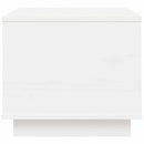 vidaXL fehér tömör fenyőfa dohányzóasztal 40x50x35 cm