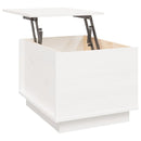 vidaXL fehér tömör fenyőfa dohányzóasztal 40x50x35 cm