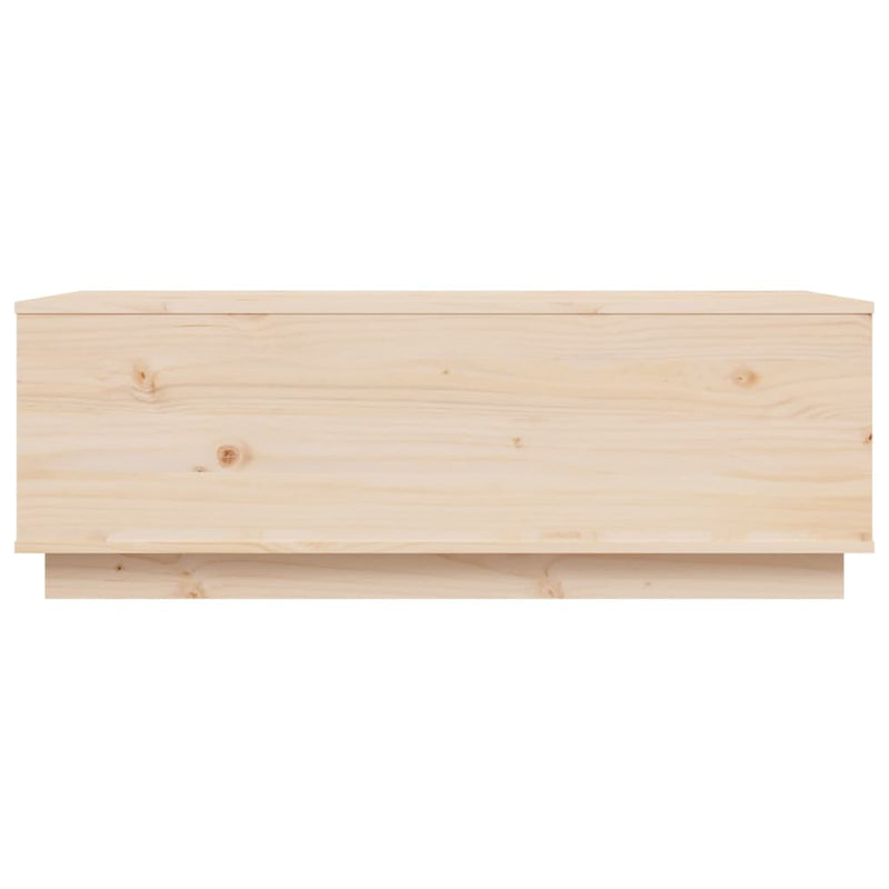 vidaXL tömör fenyőfa dohányzóasztal 100x50x35 cm