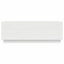 vidaXL fehér tömör fenyőfa dohányzóasztal 100x50x35 cm