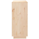 vidaXL tömör fenyőfa tálalószekrény 70x34x80 cm