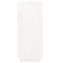 vidaXL fehér tömör fenyőfa tálalószekrény 70x34x80 cm