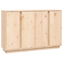vidaXL tömör fenyőfa tálalószekrény 120x35x80 cm