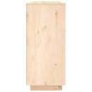 vidaXL tömör fenyőfa tálalószekrény 120x35x80 cm