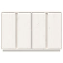 vidaXL fehér tömör fenyőfa tálalószekrény 120x35x80 cm