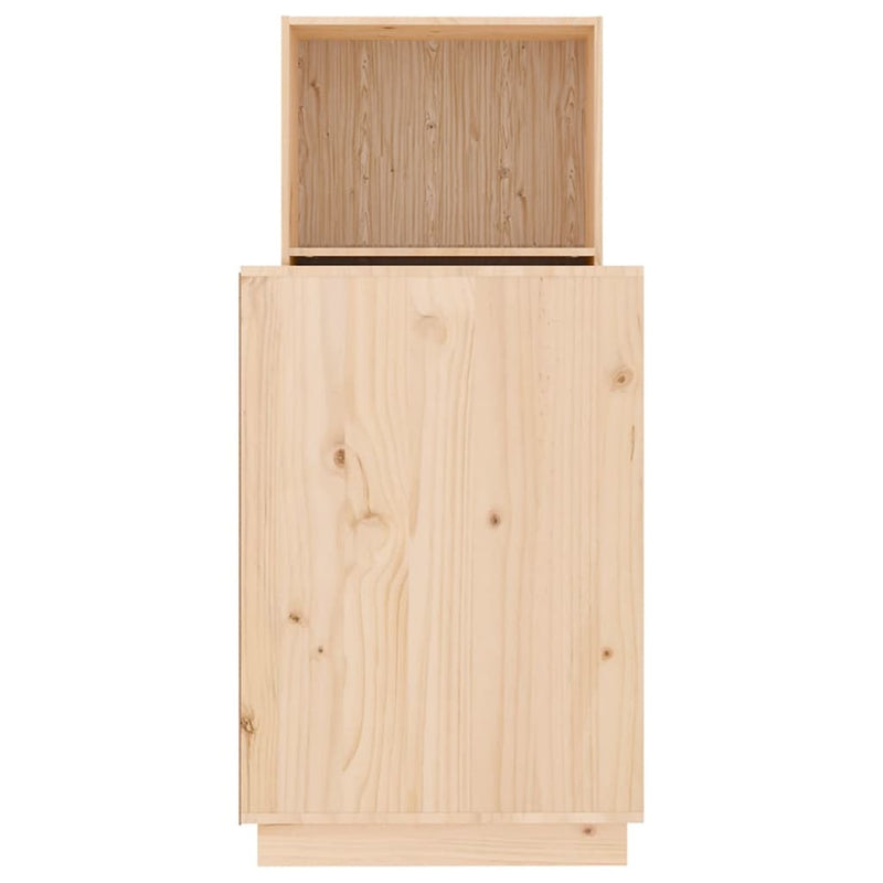 vidaXL tömör fenyőfa íróasztal 110x53x117 cm