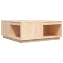 vidaXL tömör fenyőfa dohányzóasztal 100 x 101 x 40,5 cm