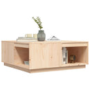 vidaXL tömör fenyőfa dohányzóasztal 100 x 101 x 40,5 cm